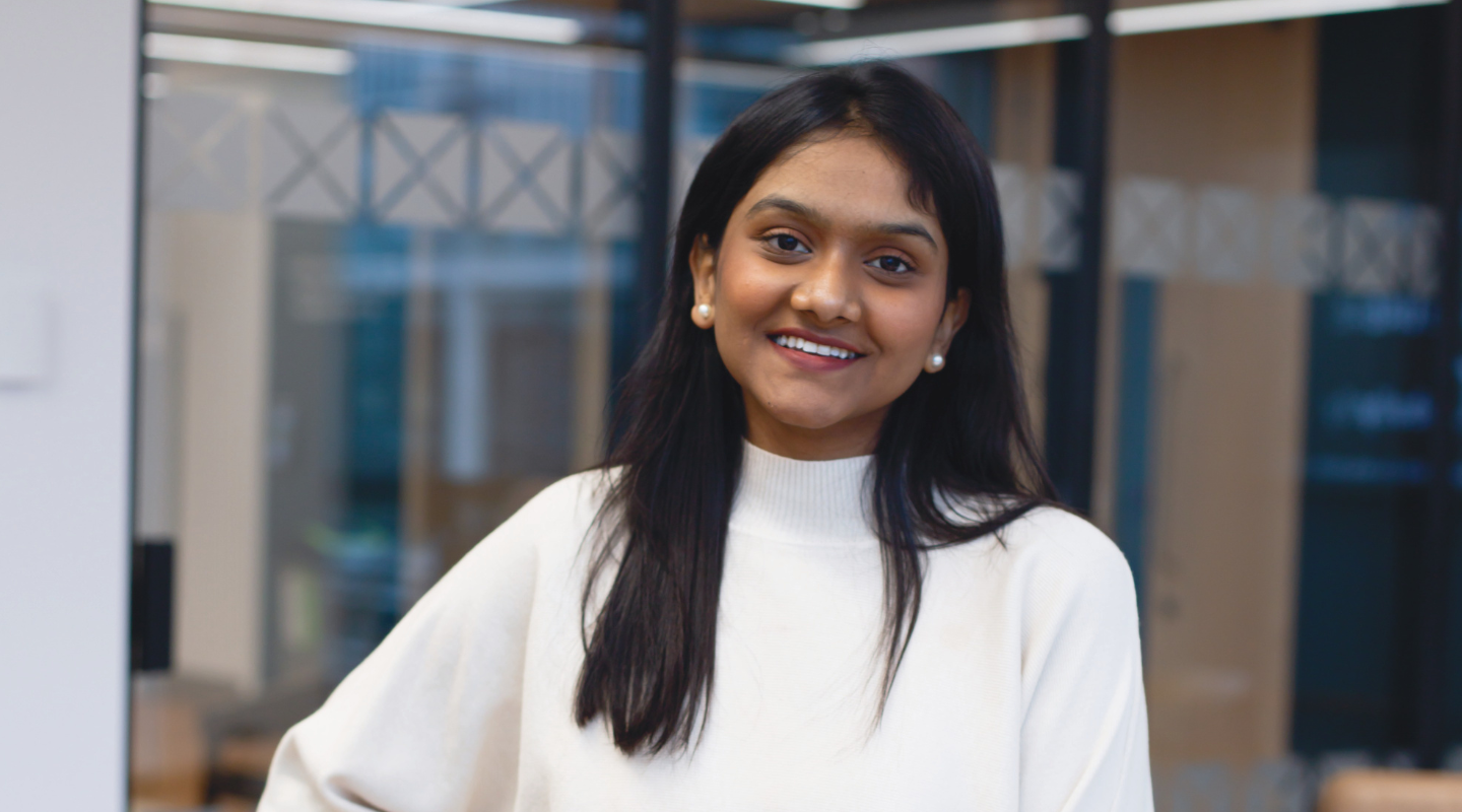 close up of student Riddhi