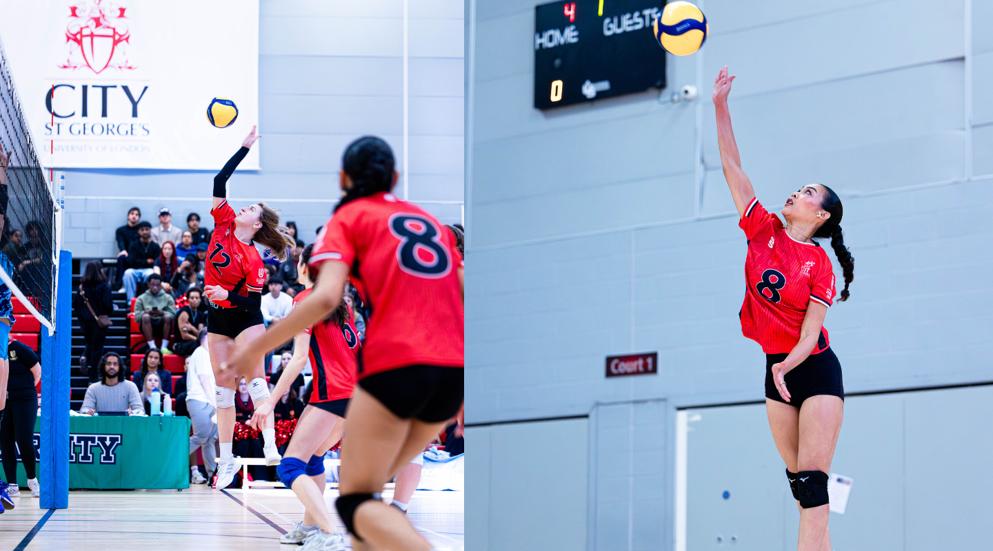 City St George's Volleyball players