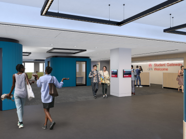 Computer Generated Image of the Student Gateway