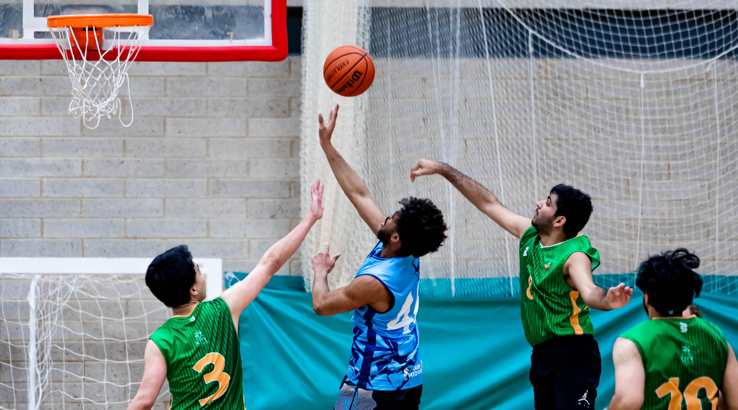 City St George's Basketball players