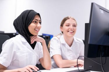 Image of students at Tooting campus